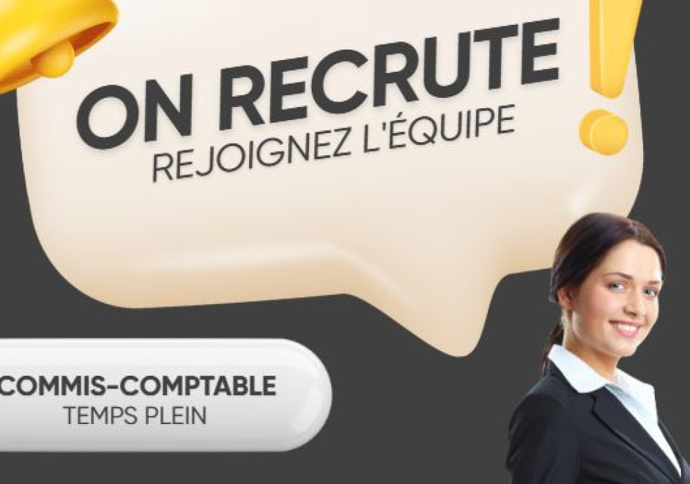 Offre d’emploi : Commis-comptable
