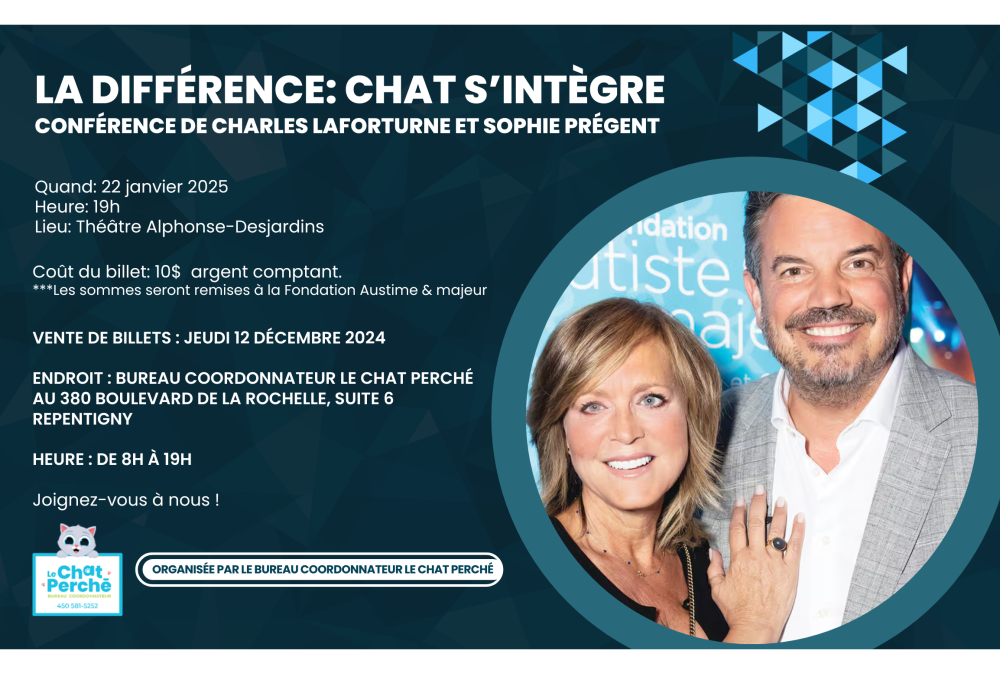 Conférence Charles Lafortune et Sophie Prégent